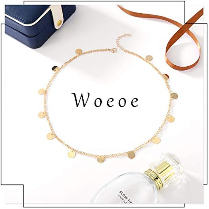 Woeoe Vintage Gold Head Chain Tassel Forehead Headbands Sequins Festival Headpiece Jewelry for Women and Girls (gold 1) - Image 2